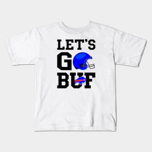 Buffalo Bills fan with motivational quote for all football fans Kids T-Shirt